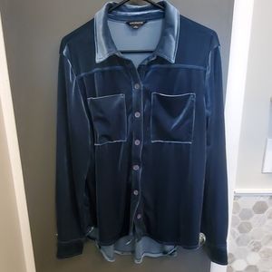 Women's velvet shirt
